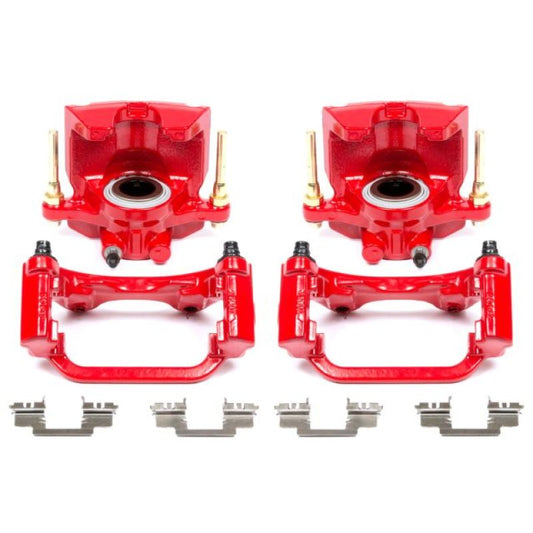 Power Stop 07-16 Cadillac Escalade Rear Red Calipers w/Brackets - Pair