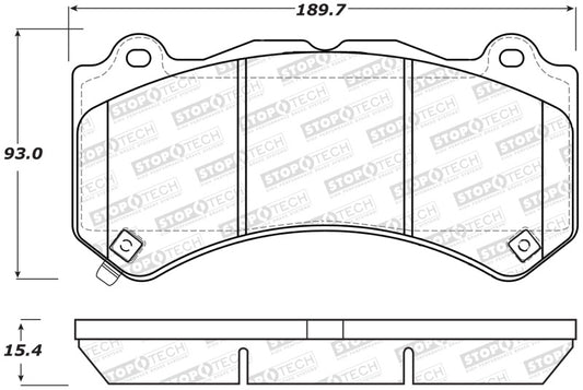 StopTech Street Brake Pads - Front