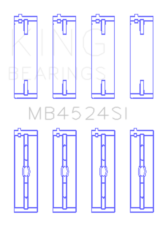 King Engine Bearings Nissan VR38DETT/VQ35HR/VQ37HR Main Bearing Set
