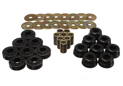 Energy Suspension GM Body Mount Set W/Hardware - Black