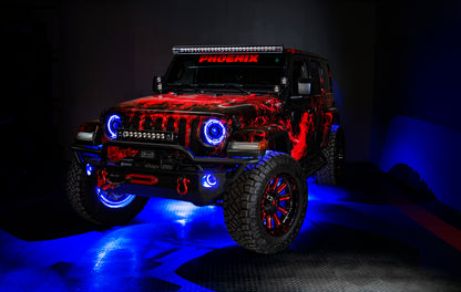 Oracle Bluetooth + RF Underbody Rock Light Kit - 8 PCS - ColorSHIFT