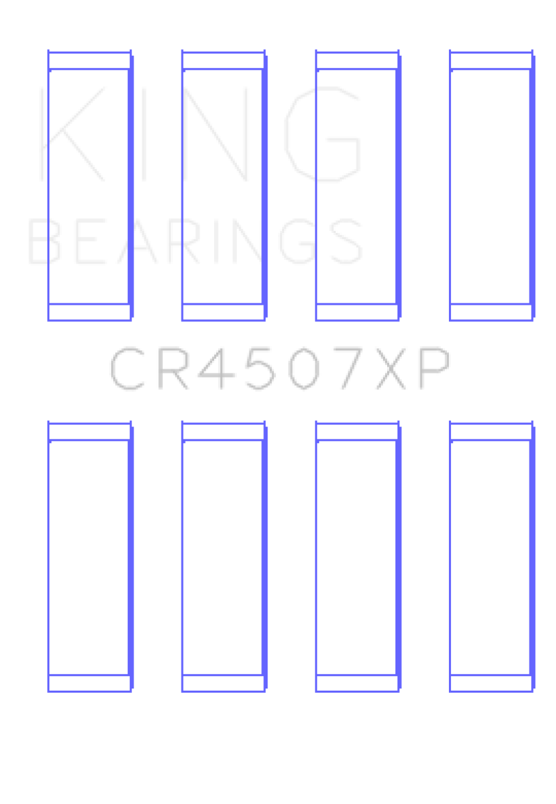 King Engine Bearings Mazda L3-VDT MZR Performance Rod Bearing Set - Size STD