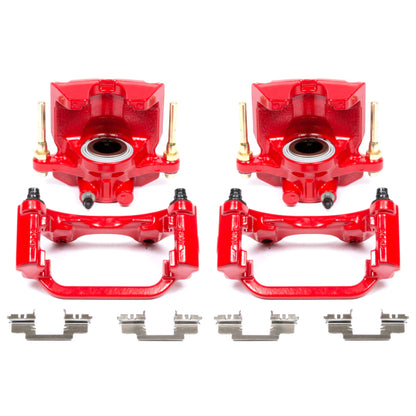 Power Stop 07-16 Cadillac Escalade Rear Red Calipers w/Brackets - Pair
