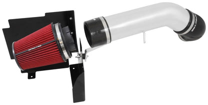 Spectre 99-07 GM Truck V8-4.8/5.3/6.0L F/I Air Intake Kit - Clear Anodized w/Red Filter