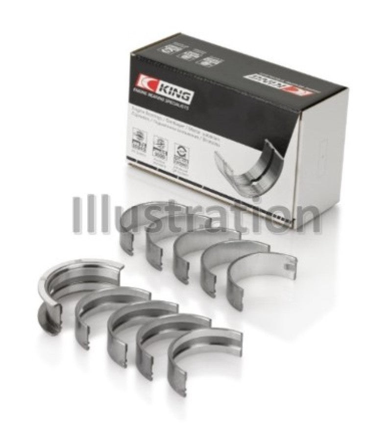 King Ford/Mazda Duratec 2.0/2.3 DOHC Silicon Bi-Metal Aluminum Main Bearing Set - Size STD