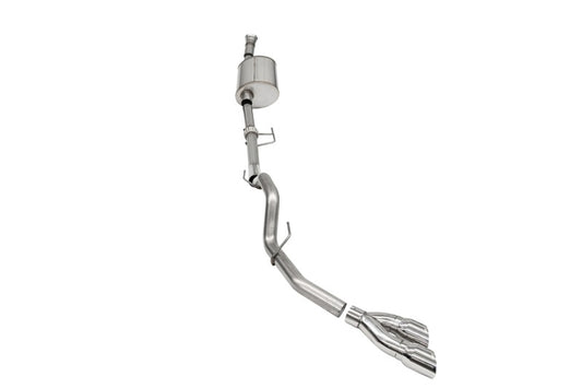 Corsa 2021-2025 Ford F-150 SuperCab/6.5in Bed 3.5L V6 Sport Cat-Back Single Side Exit-Polished