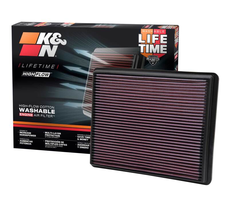 K&N 02-04 Cadillac / 99-10 Chevy/GMC Pickup / 99-01 Jeep Drop In Air Filter