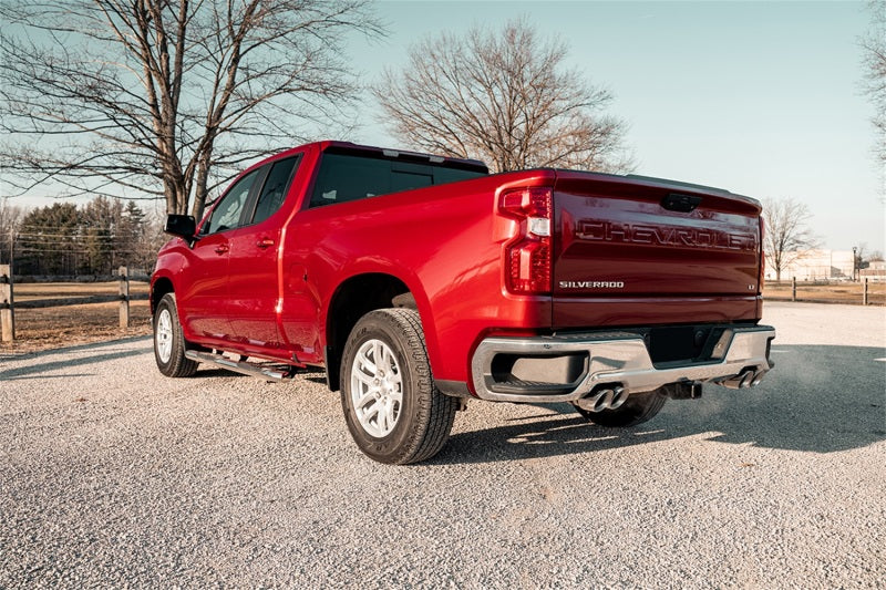 Corsa 2019-2025 Chevrolet Silverado 1500 5.3L 147.5in Wheel Base Cat-Back Dual Rear 4in Polish Tips