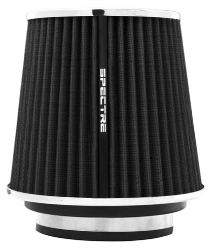 Spectre Adjustable Conical Air Filter 5-1/2in. Tall (Fits 3in. / 3-1/2in. / 4in. Tubes) - Black