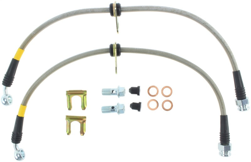 StopTech 13-13 Honda Civic EX Rear SS Brake Lines