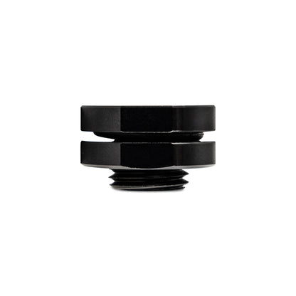 Mishimoto 1/8in NPT CNC-Machined Nozzle Mount Adapter - Black