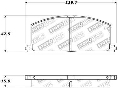 StopTech Performance Brake Pads