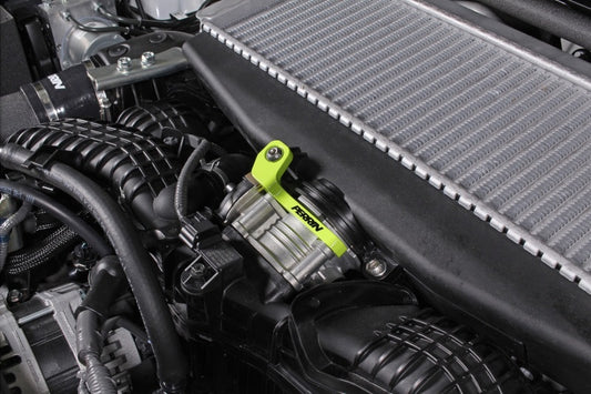 PERRIN 22-26 Subaru WRX / 19-25 Ascent / 20-25 Outback & Legacy Turbo TMIC Bracket - Neon Yellow