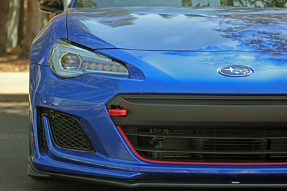 PERRIN 18-21 Subaru WRX & STI / 13-25 BRZ / 17-20 Toyota 86 Tow Hook Kit (Front) - Red