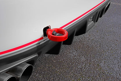 PERRIN 15-21 Subaru WRX/STI / 24-26 Crosstrek / 25-26 Forester Tow Hook Kit (Rear) -  Red