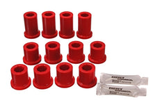 Load image into Gallery viewer, Energy Suspension 84-85 Toyota 4Runner 2 &amp; 4WD Red Front Leaf Spring Bushing Set