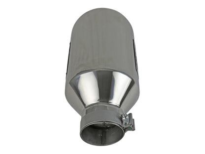aFe Power MACH Force-Xp 304 Stainless Steel Clamp-on Exhaust Tip - Polished