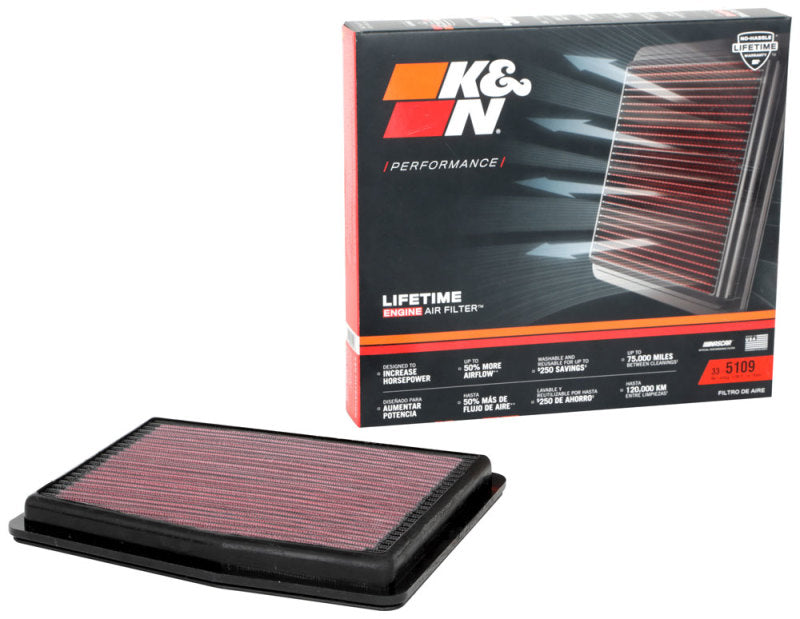 K&N 2020 Hyundai Sonata L4-2.0L F/I Replacement Drop In Air Filter