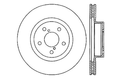 StopTech Slotted & Drilled Sport Brake Rotor