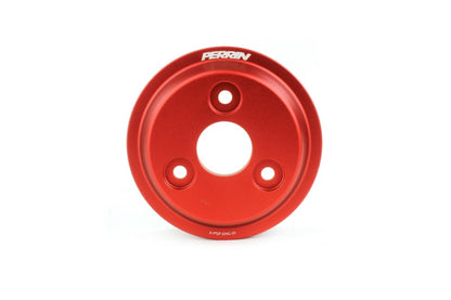 PERRIN 22-26 Subaru WRX / 21-25 Crosstrek / 20-25 LGT/OBXT/FXT Lightweight Water Pump Pulley - Red