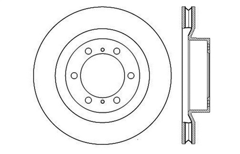 StopTech Slotted & Drilled Sport Brake Rotor