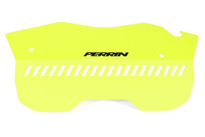 PERRIN 22-26 Subaru WRX Pulley Cover - Neon Yellow (TALL - For Use w/o PERRIN AOS)