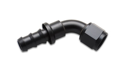 Vibrant Push-On 60 Degree Hose End Elbow Fitting Size -6AN