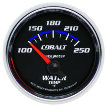 Load image into Gallery viewer, Autometer Cobalt 52.4mm 100-250 deg. F Short Sweep Electronic Water Temperature Gauge