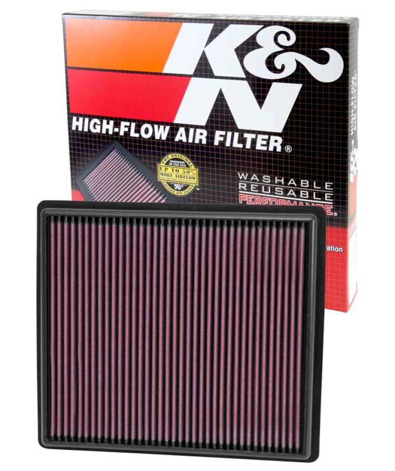 K&N Replacement Air Filter - Panel for 13 Chevrolet Malibu 2.5L/2.0L