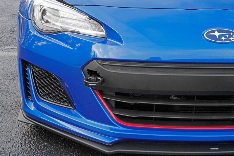 PERRIN 18-21 Subaru WRX & STI / 13-25 BRZ / 17-20 Toyota 86 Tow Hook Kit (Front) - Flat Black