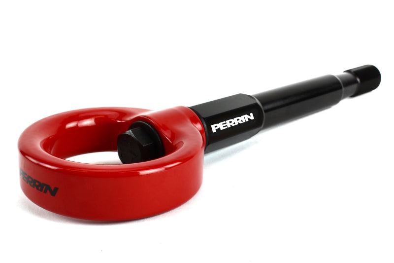 PERRIN 15-21 Subaru WRX/STI / 24-26 Crosstrek / 25-26 Forester Tow Hook Kit (Rear) -  Red