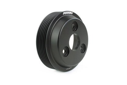 PERRIN 22-26 Subaru WRX / 21-25 Crosstrek / 20-25 LGT/OBXT/FXT Lightweight Water Pump Pulley - Black