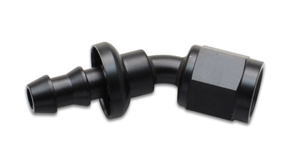 Vibrant Push-On 30 Degree Hose End Elbow Fitting Size -10AN