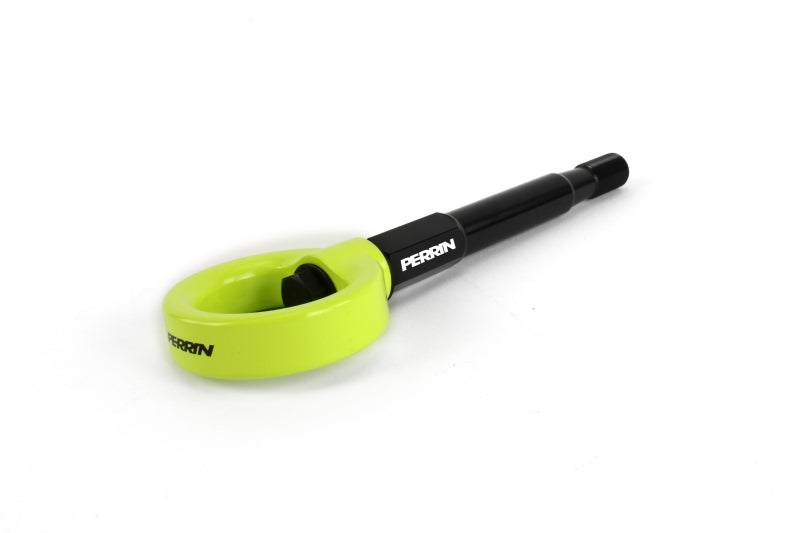 PERRIN 15-21 Subaru WRX/STI / 24-26 Crosstrek / 25-26 Forester Tow Hook Kit (Rear) - Neon Yellow