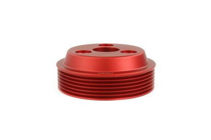 PERRIN 22-26 Subaru WRX / 21-25 Crosstrek / 20-25 LGT/OBXT/FXT Lightweight Water Pump Pulley - Red